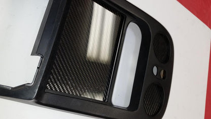 CARBON FIBER DELETE PANEL for 94-97 Mazda Miata Tombstone SURROUND Radio Bezel
