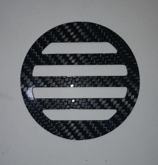 CARBON FIBER AC VENT w/GRILL DELETE 02-06 RSX S PASSENGER HVAC DC5 2 PIECES