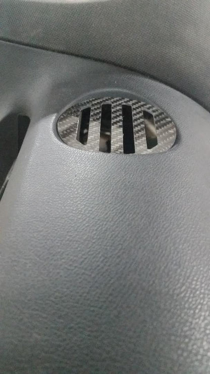 CARBON FIBER AC VENT w/GRILL DELETE 02-06 RSX S PASSENGER HVAC DC5 2 PIECES