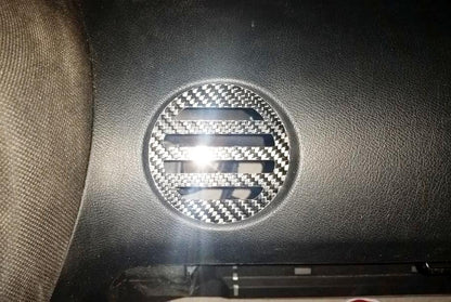 CARBON FIBER AC VENT w/GRILL DELETE 02-06 RSX S PASSENGER HVAC DC5 2 PIECES