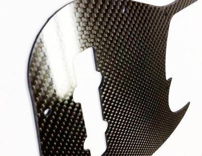CARBON FIBER Replacement Guitar Pickguard For Fender Jazz Bass 5 String JB