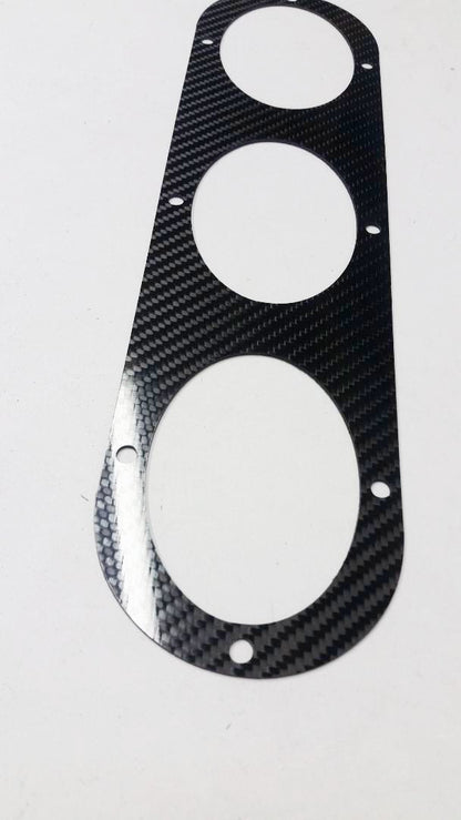 Real CARBON FIBER 2pcs Universal Car Rear Bumper Race Air Diversion Diffuser Panel