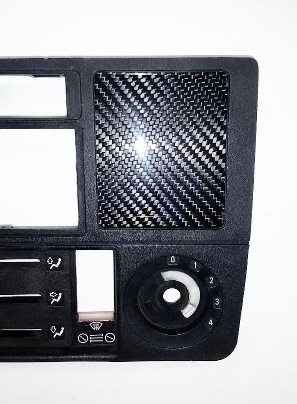 CARBON FIBER CLOCK DELETE PANEL for BMW 84-91 E30 325i 318i 325e