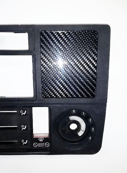 CARBON FIBER CLOCK DELETE PANEL for BMW 84-91 E30 325i 318i 325e