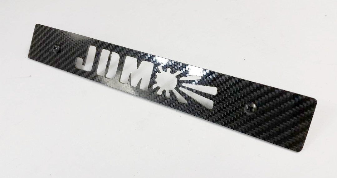 CARBON FIBER JDM SUNRISE Front License Plate Delete for Subaru WRX Impreza STi