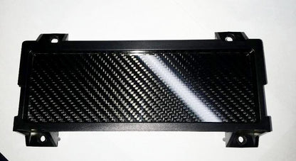CARBON FIBER Single DIN Radio Stereo Block Off Plate Delete for Honda Del Sol
