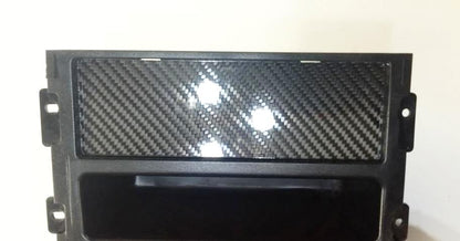 CARBON FIBER Single DIN Radio Stereo Console Off Plate Delete for Honda CRX 88-91