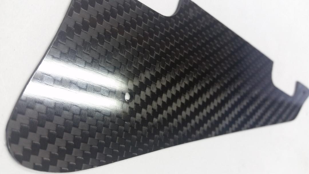 NEW CARBON FIBER Pickguard Truss & Ring Kit For Gibson Les Paul P90 pickup