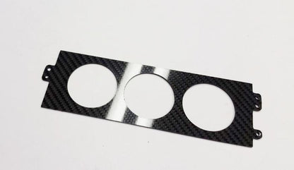 CARBON FIBER Climate Control 3 52mm Plate AC Heater Panel for Honda CRX 88-91