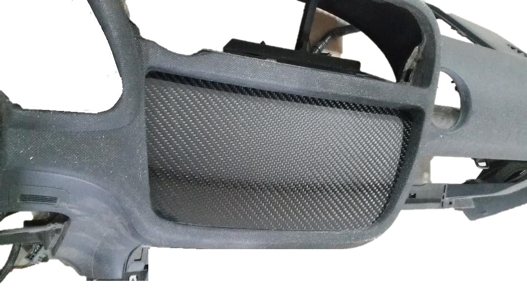 Acura RSX FIBER 02-06 CARBON RADIO DASH TRIM PANEL BEZEL STEREO SURROUND DELETE