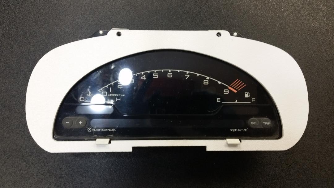 WHITE ABS Cluster Swap Conversion Bezel S2K S2000 AP1 AP2 fits EF EG EK Integra