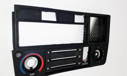 CARBON FIBER CLOCK DELETE PANEL for BMW 84-91 E30 325i 318i 325e