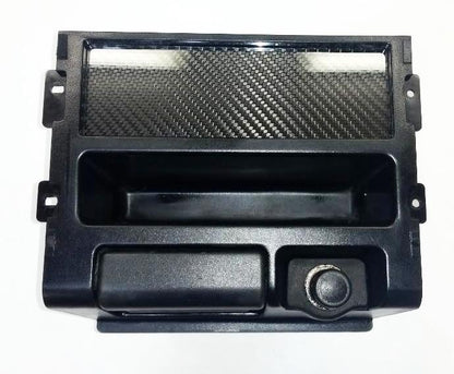 CARBON FIBER Single DIN Radio Stereo Console Off Plate Delete for Honda CRX 88-91