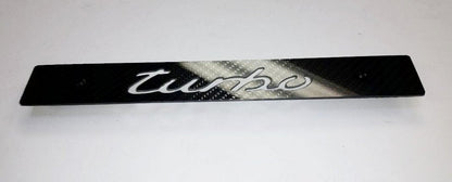CARBON FIBER CNC'ed TURBO Front License Plate Delete for Subaru WRX Impreza STi