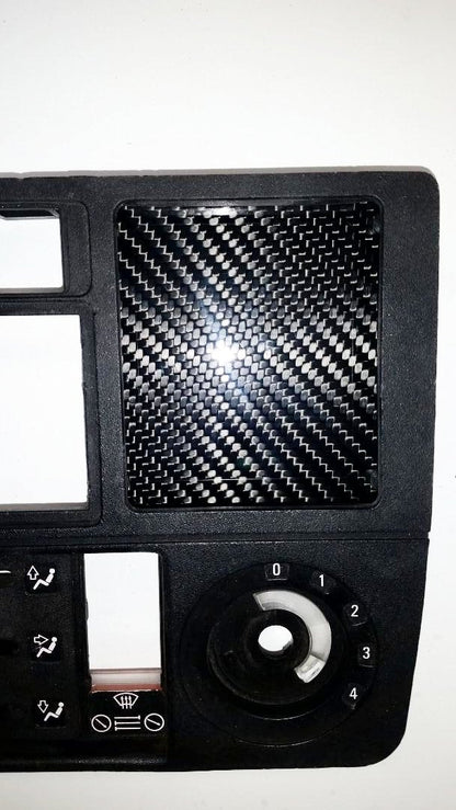 CARBON FIBER CLOCK DELETE PANEL for BMW 84-91 E30 325i 318i 325e