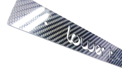 CARBON FIBER CNCed Lower It Front License Plate Delete for Subaru WRX Impreza STi