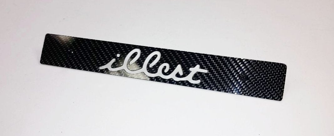 CARBON FIBER Illest CNC'ed Front License Plate Delete for Subaru WRX Impreza STi