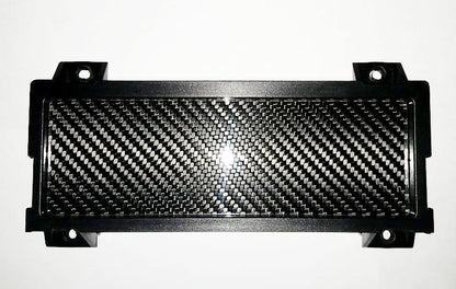 CARBON FIBER Single DIN Radio Stereo Block Off Plate Delete for Honda Del Sol