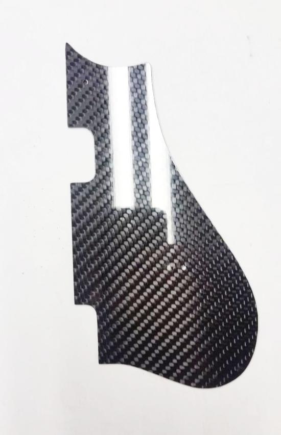CARBON FIBER Custom Guitar Pickguard Fits Harmony Rocket 2 Pickups H54 H56