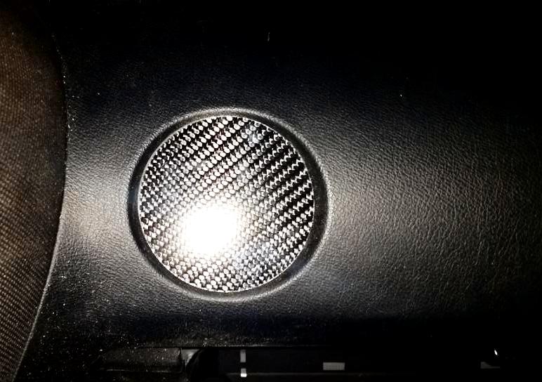 CARBON FIBER AC VENT DELETE 02-06 RSX S PASSENGER HVAC DC5 2 PIECES