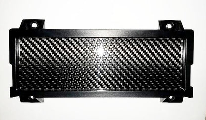 CARBON FIBER Single DIN Radio Stereo Block Off Plate Delete for Honda Del Sol