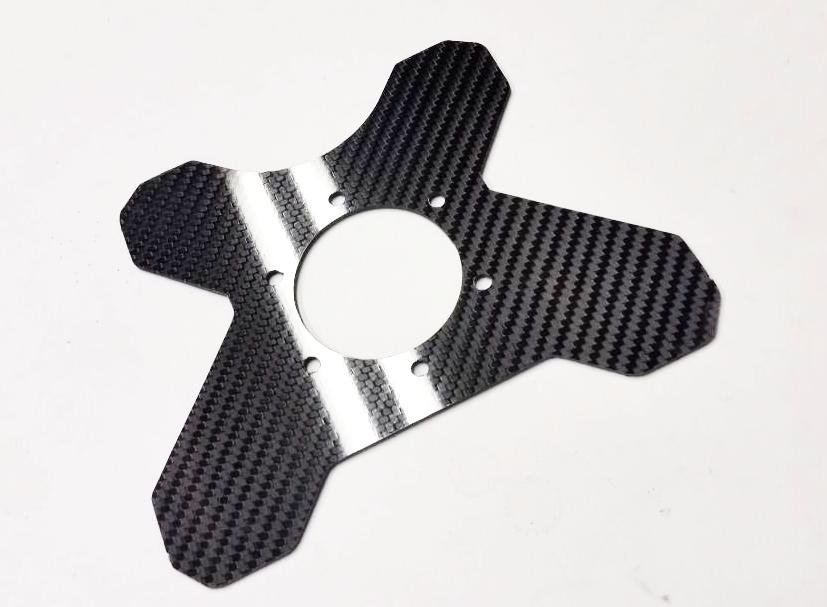 CARBON FIBER Steering Wheel Button Switch Plate for MOMO or 70mm bolt pattern