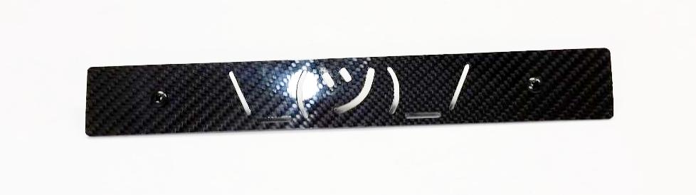 CARBON FIBER CNC'ed SHRUG Front License Plate Delete for Subaru WRX Impreza STi