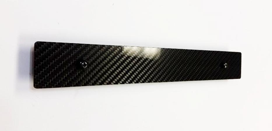 CARBON FIBER CNC'ed Front License Plate Delete for Subaru WRX Impreza STi