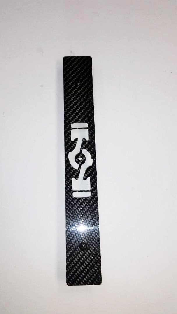 JDM V2 CARBON FIBER CNC'ed Front License Plate Delete for Subaru WRX Impreza STi