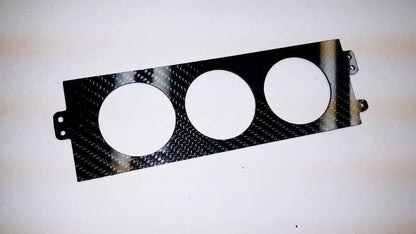 CARBON FIBER Climate Control 3 52mm Plate AC Heater Panel for Honda CRX 88-91