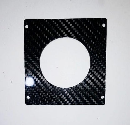 CARBON FIBER CLOCK DELETE w/ 52mm gauge PANEL for BMW 84-91 E30 325i 318i 325e