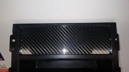 CARBON FIBER Single DIN Radio Stereo Console Off Plate Delete for Honda CRX 88-91
