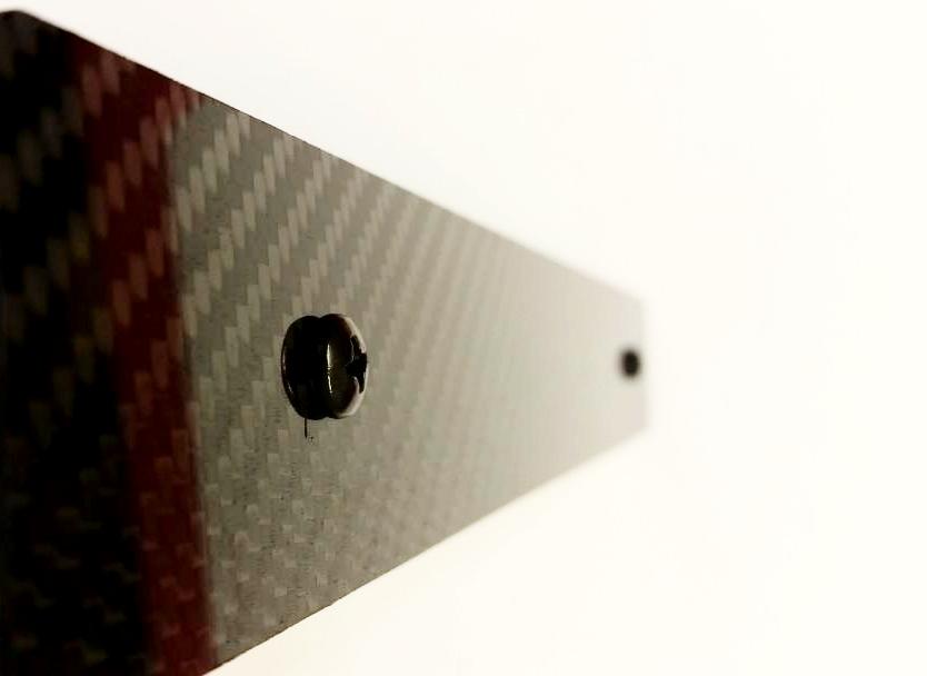 CARBON FIBER CNC'ed Front License Plate Delete for Subaru WRX Impreza STi