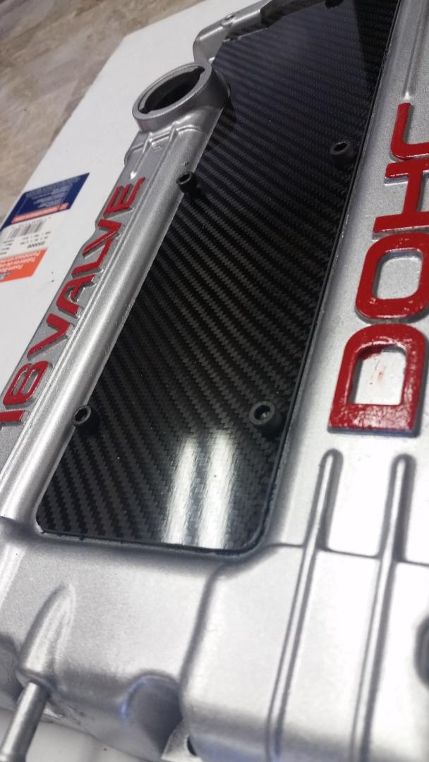 CARBON FIBER CUSTOM SPARK PLUG VALVE COVER FOR MITSUBISHI ECLIPSE 4G63