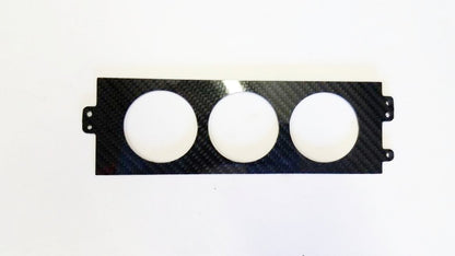 CARBON FIBER Climate Control 3 52mm Plate AC Heater Panel for Honda CRX 88-91