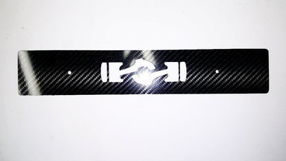 Front License Plate CARBON FIBER Boxer Delete 14"x2.5" for Subaru WRX 02-03 ONLY