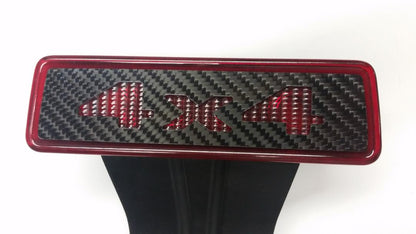 CARBON FIBER 4x4 3rd Rear Brake Light Cover For Jeep Wrangler JK 2007-2017