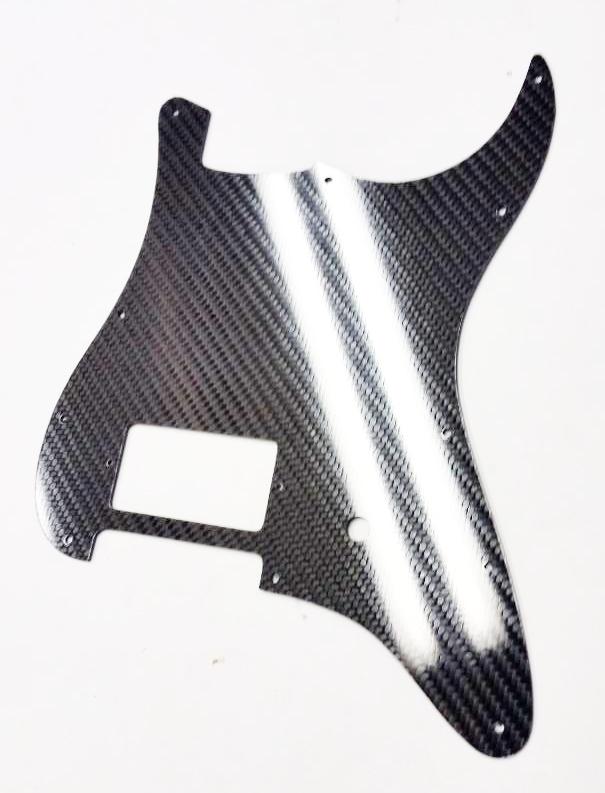 CARBON FIBER Guitar Single Humbucker Pickguard for Fender Stratocaster Strat