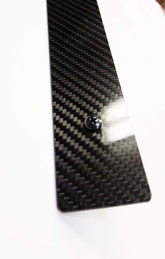 CARBON FIBER CNC'ed Front License Plate Delete for Subaru WRX Impreza STi