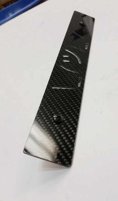 CARBON FIBER CNC'ed SHRUG Front License Plate Delete for Subaru WRX Impreza STi