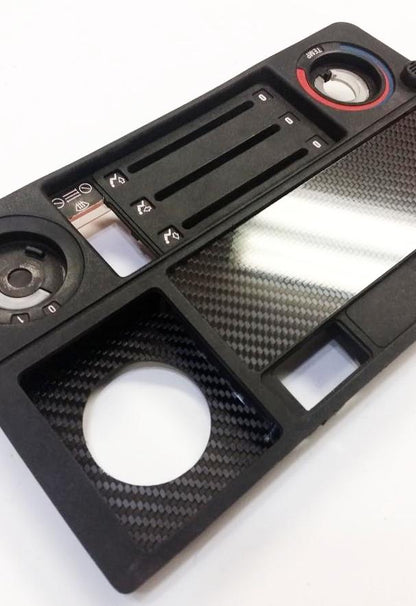CARBON FIBER CLOCK DELETE w/ 52mm gauge PANEL for BMW 84-91 E30 325i 318i 325e