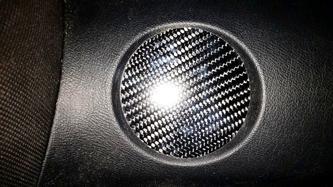 CARBON FIBER AC VENT DELETE 02-06 RSX S PASSENGER HVAC DC5 2 PIECES