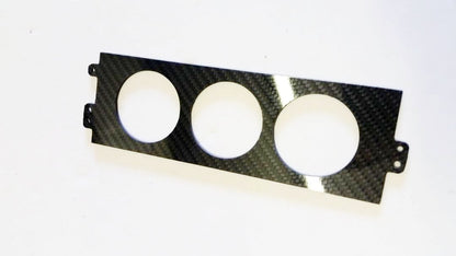 CARBON FIBER Climate Control 3 52mm Plate AC Heater Panel for Honda CRX 88-91