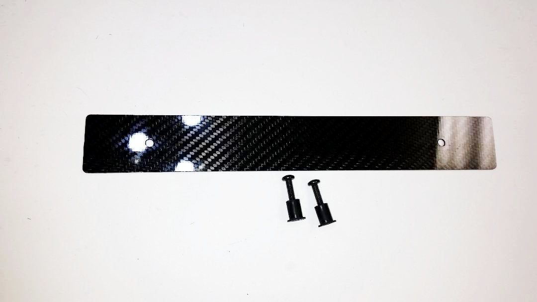 CARBON FIBER CNC'ed Front License Plate Delete for Subaru WRX Impreza STi
