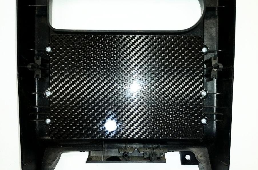 CARBON FIBER DELETE PANEL for 94-97 Mazda Miata Tombstone SURROUND Radio Bezel