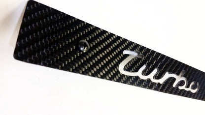 CARBON FIBER CNC'ed TURBO Front License Plate Delete for Subaru WRX Impreza STi