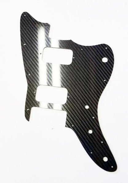 REAL * CARBON FIBER * pickguard for Squier Affinity Jazzmaster HH MADE IN USA