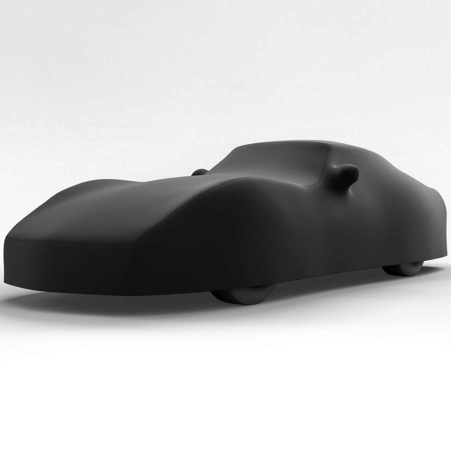 Black Satin BL - Black Car Cover for Chevrolet Corvette 1971 Coupe 2-Door