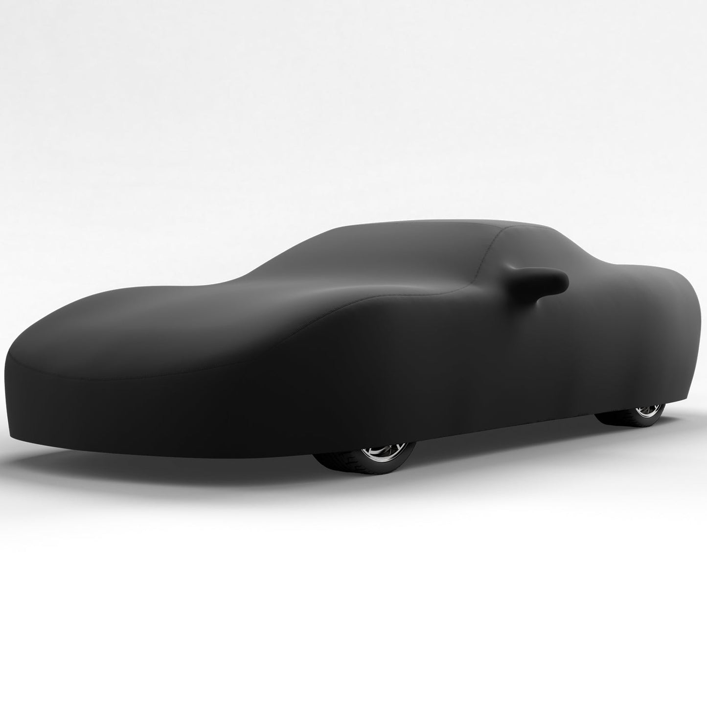 Black Satin BL - Black Car Cover for Chevrolet Corvette 2002 Coupe 2-Door