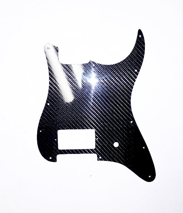 CARBON FIBER Guitar Single Humbucker Pickguard for Fender Stratocaster Strat